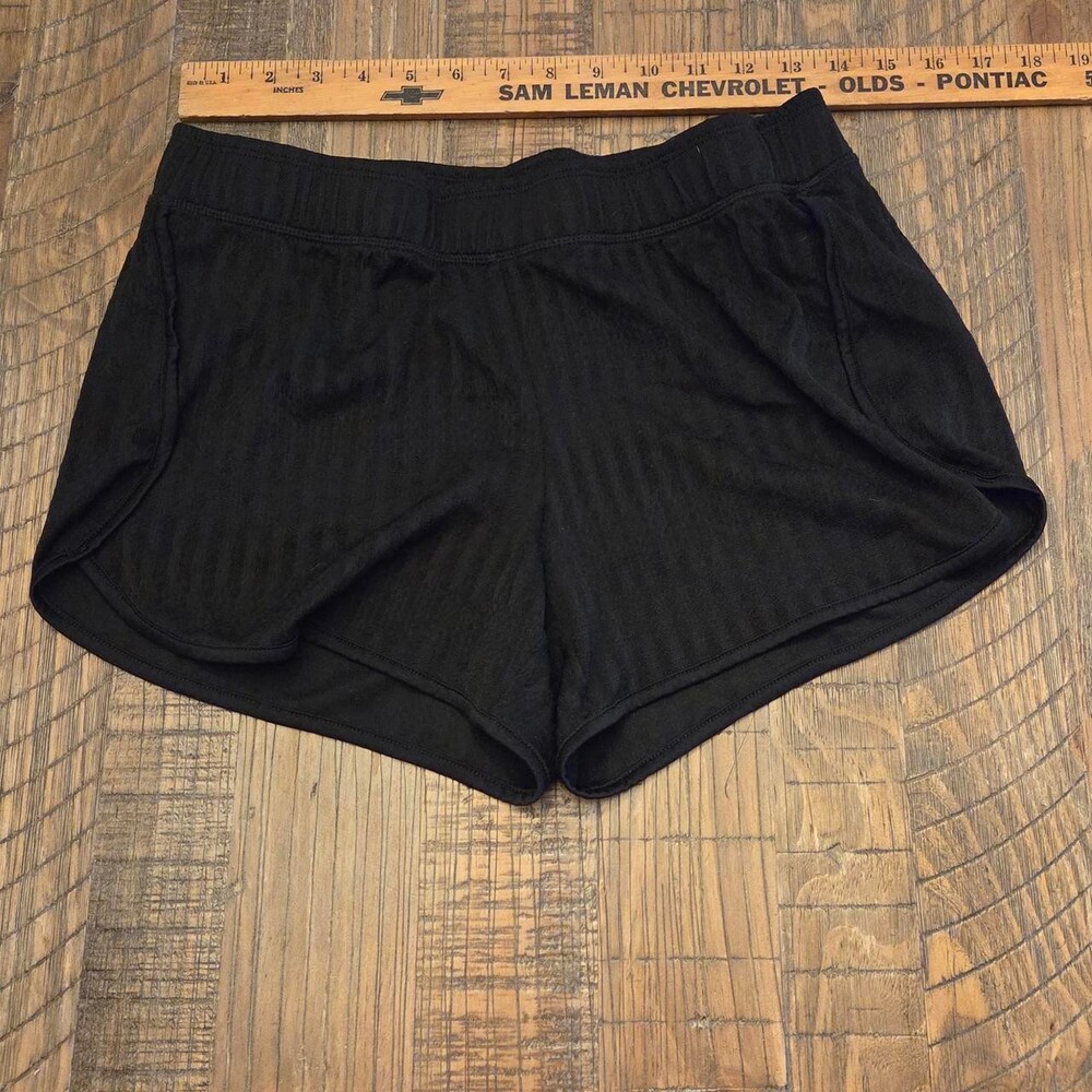 Athletic Works Women's Black and Grey Shorts